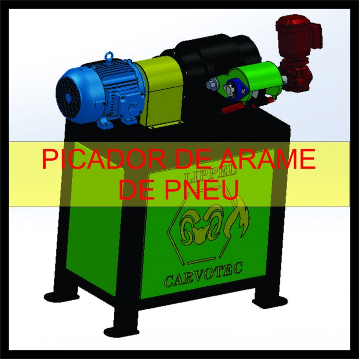 Picador de arame de Pneus